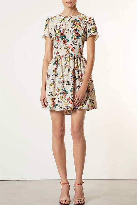 Floral and Printed Bridesmaid Dresses | Topshop 'Florence' Sampler Print Dress