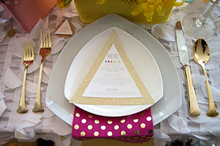 Geometric Wedding Ideas