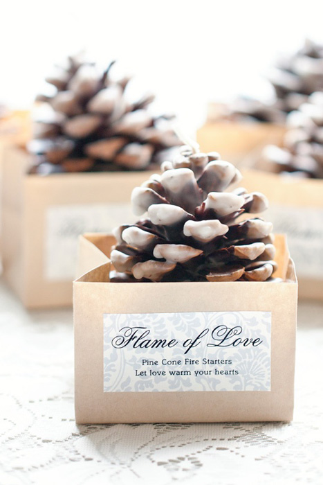 10 Great Fall Wedding Favors for Guests 2014