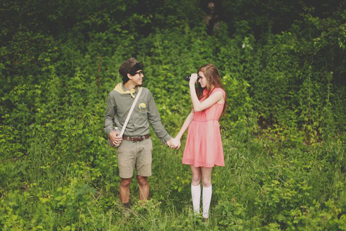 Moonrise Kingdom Engagement shoot