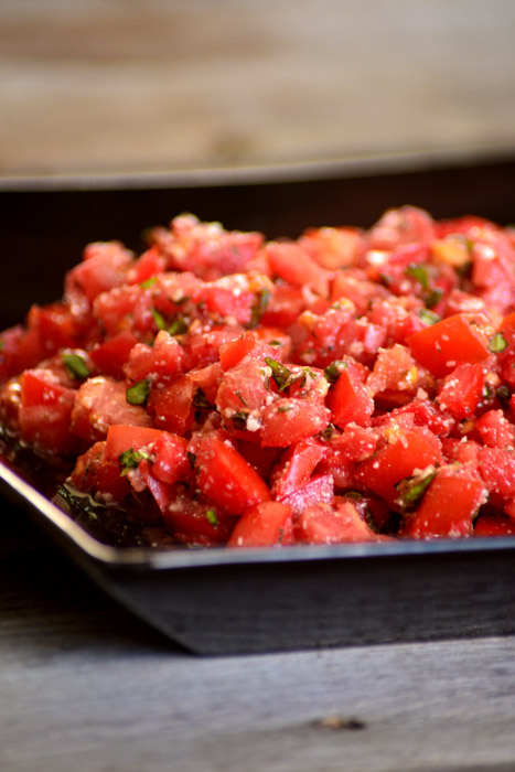 Bridal Shower Food Ideas - Fresh Homemade Bruschetta