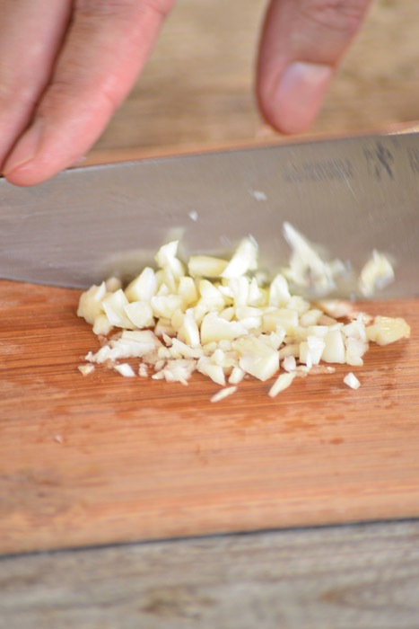 Chopping Garlic!