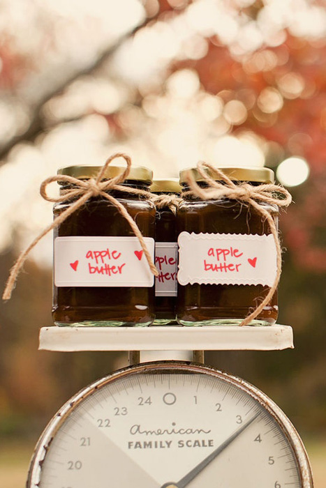 Fall Wedding Favors