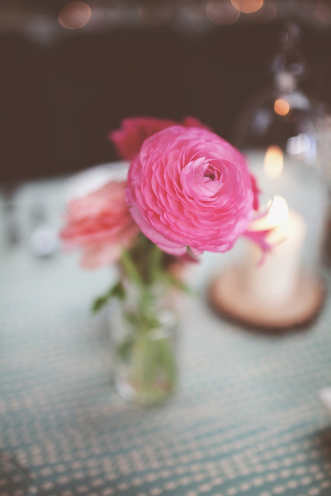 ranunculus wedding centerpiece