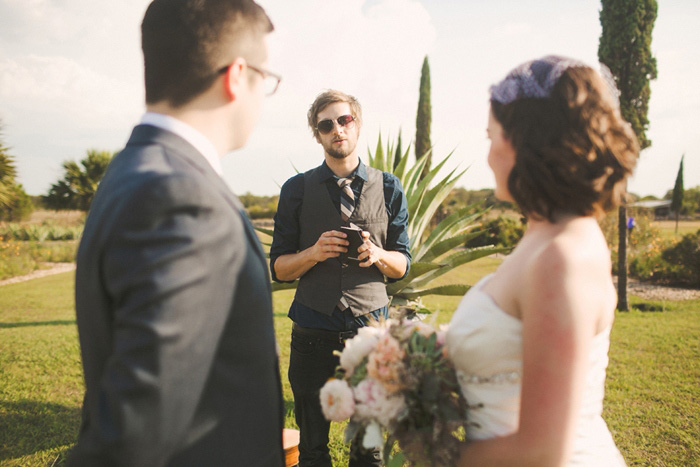 hipster wedding officiant