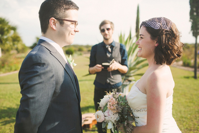 bride and groom eloping at Le San Michele