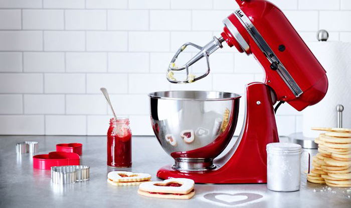 Red KitchenAid Mixer