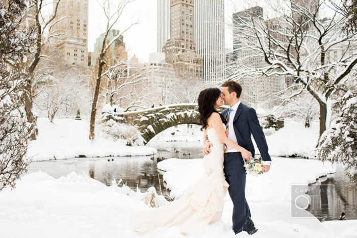 Central Park Winter Wedding