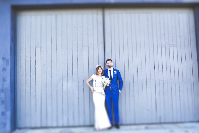 blue groom suit