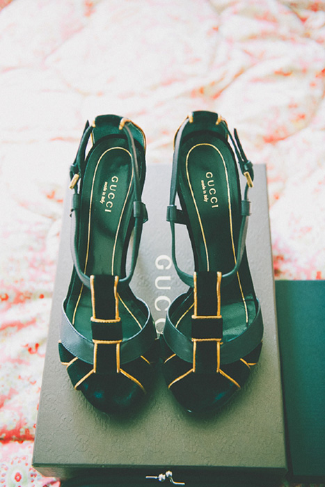 green gucci wedding shoes