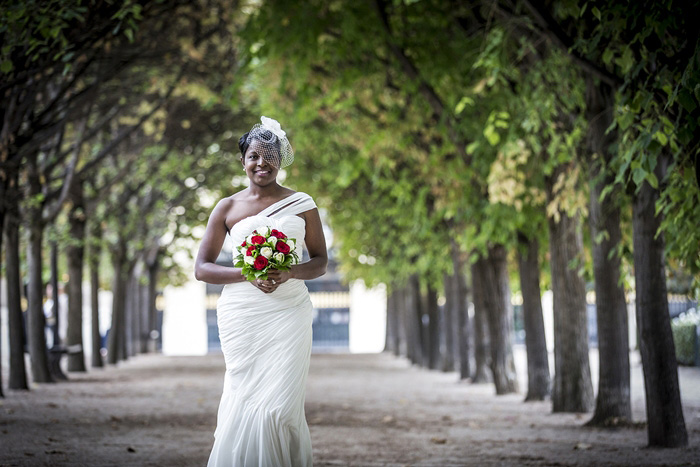 Paris elopement in Garden