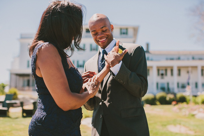 Emerson Inn elopement ceremony