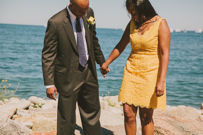 bride in yellow reception dress