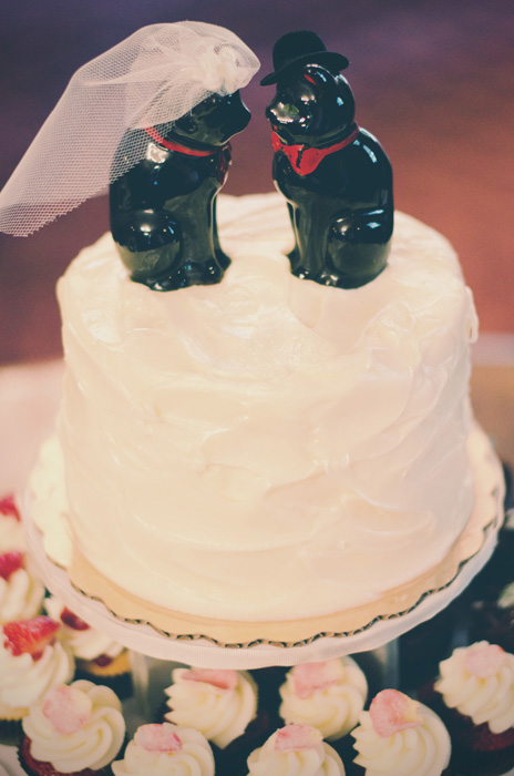 black cat cake toppers