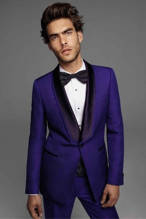 purple tuxedo