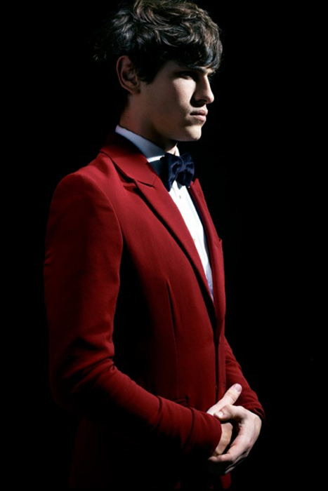 red tuxedo