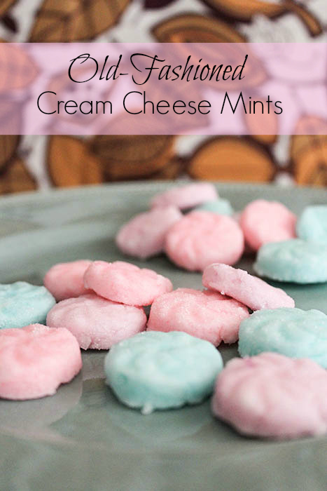 cream cheese mints