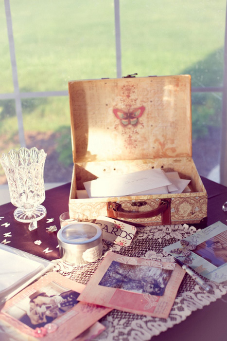 wedding card table