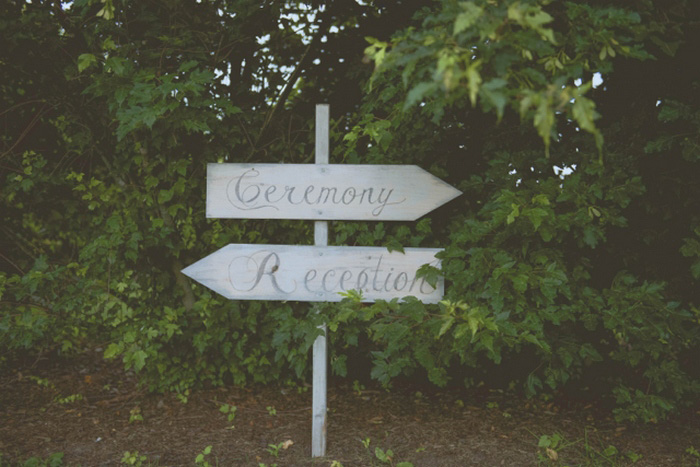 wooden wedding signs