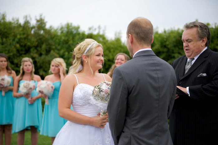 outdoor wedding ceremony