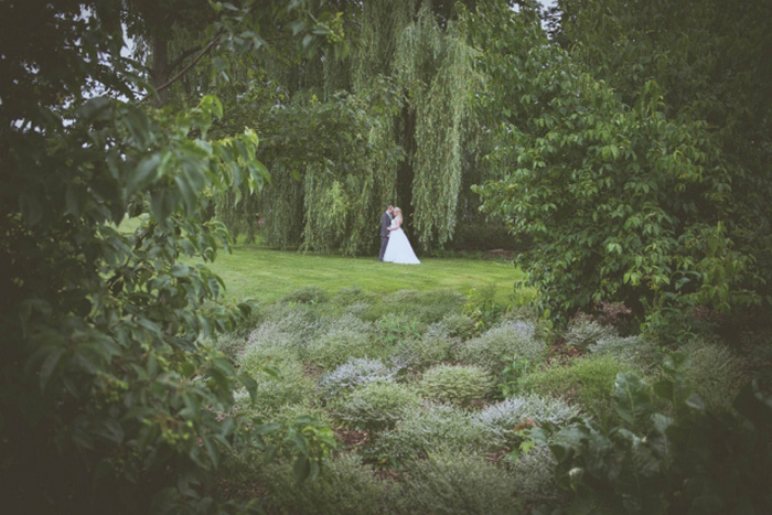 Intimate garden wedding