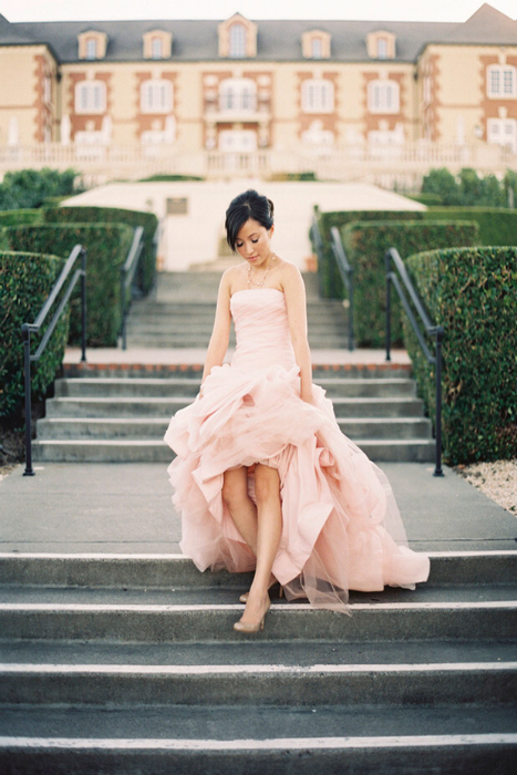 Pink Wedding Dresses Vera Wang