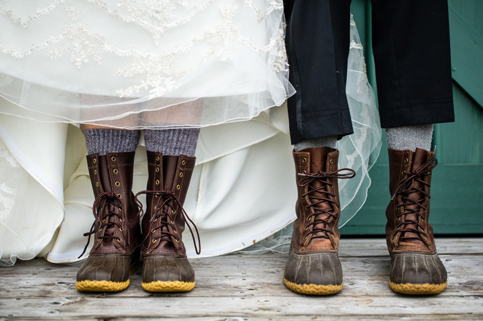 winter wedding boots