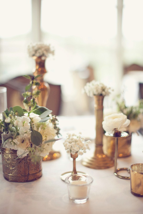 brass centerpiece