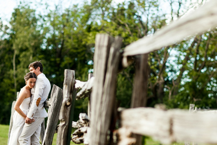 bride and groom portrait