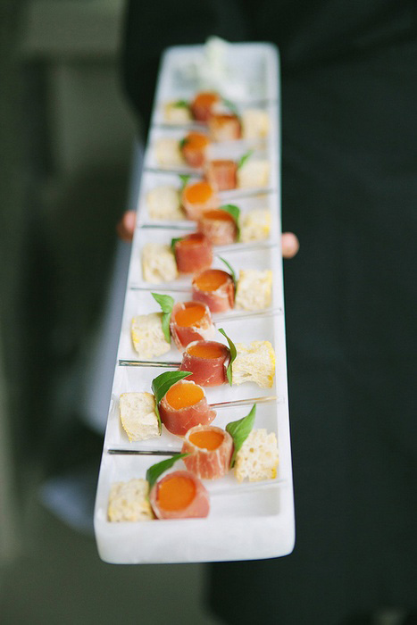 wedding canapes