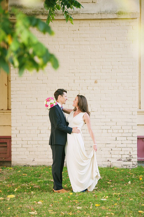 bride and groom portrait in Vancouver