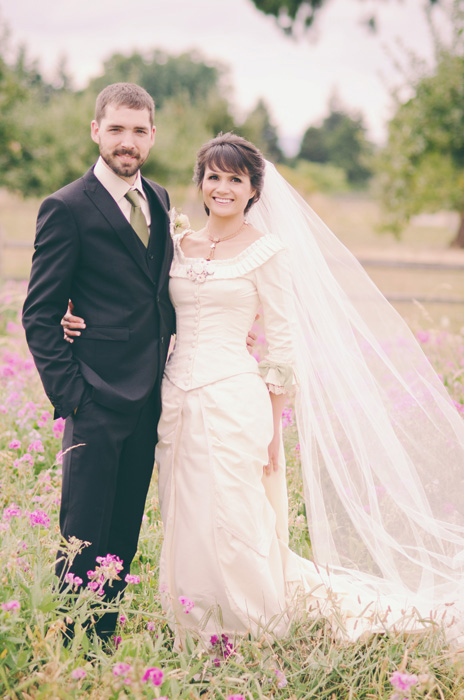 intimate wedding at fort