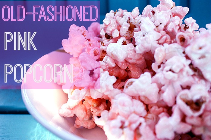 old fashioned pink popcorn