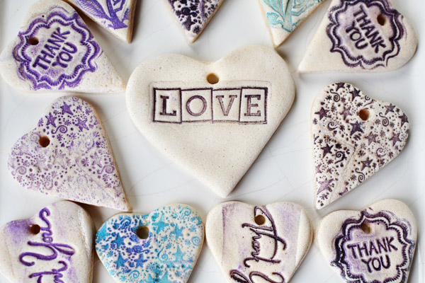 salt dough tags