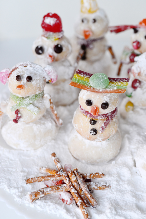 snowman shortbreads