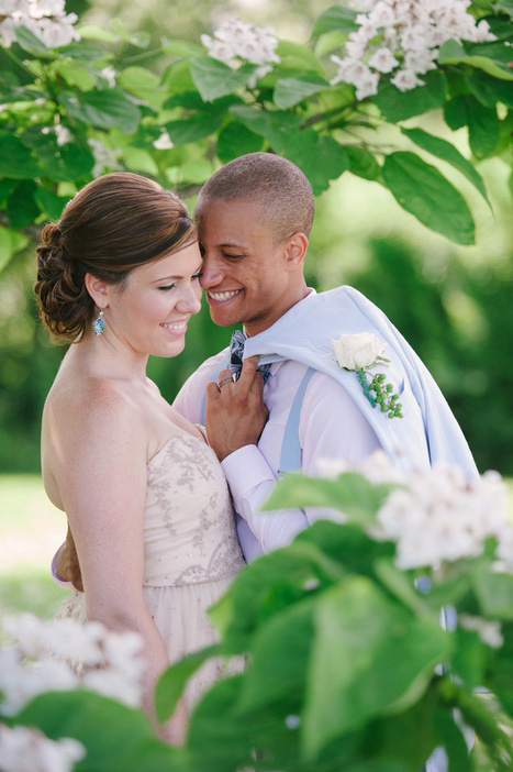 bride and groom portrait