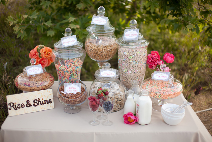 wedding cereal bar