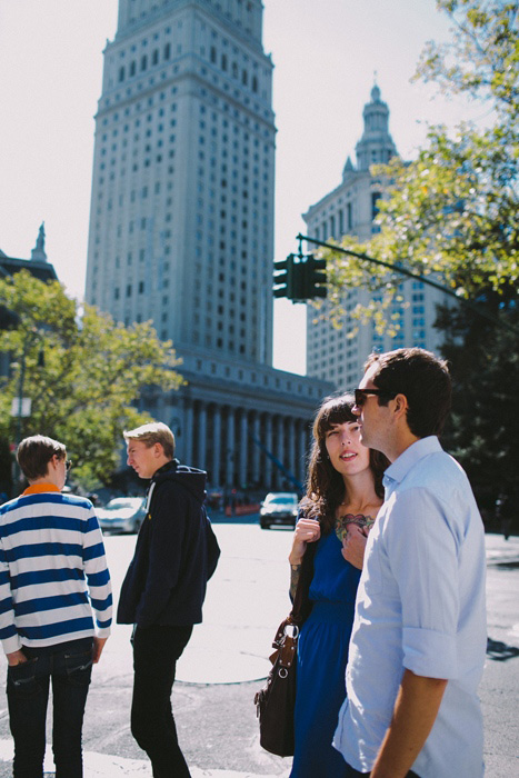 Bride and groom heading to city hall to elope