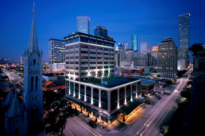 The Westin - Houston Texas at night