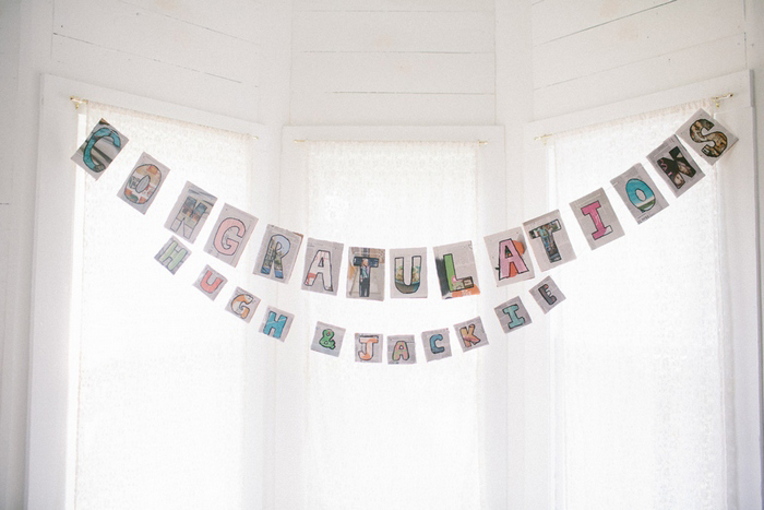 wedding bunting banner