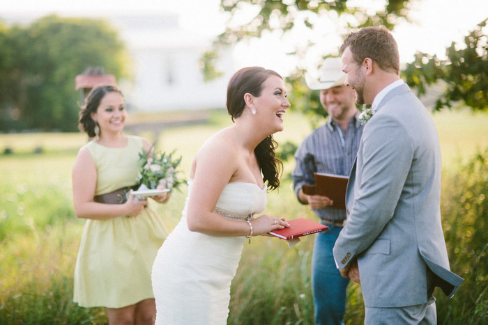 farm elopement ceremony