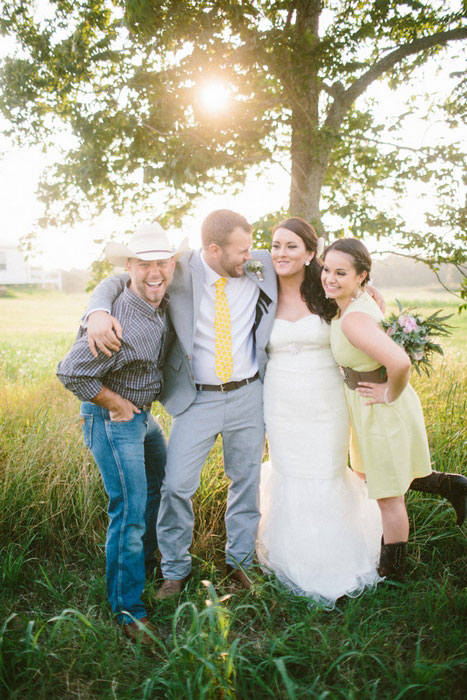 wedding party portrait