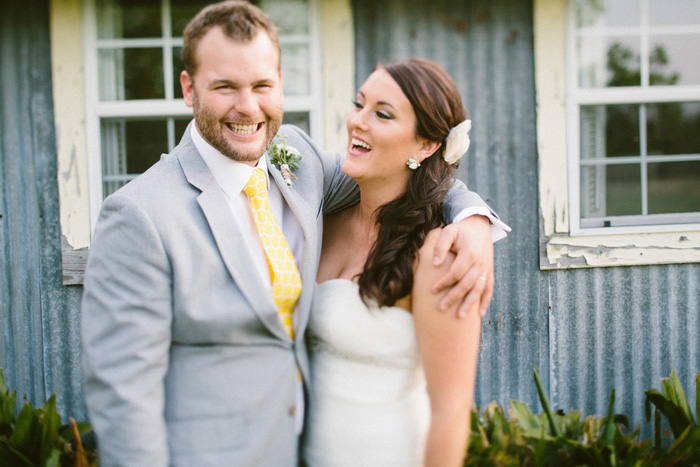 farm wedding portrait