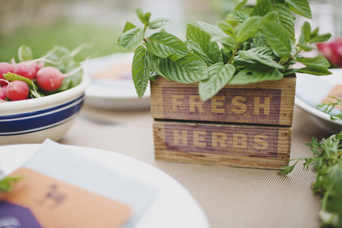 herb centerpiece