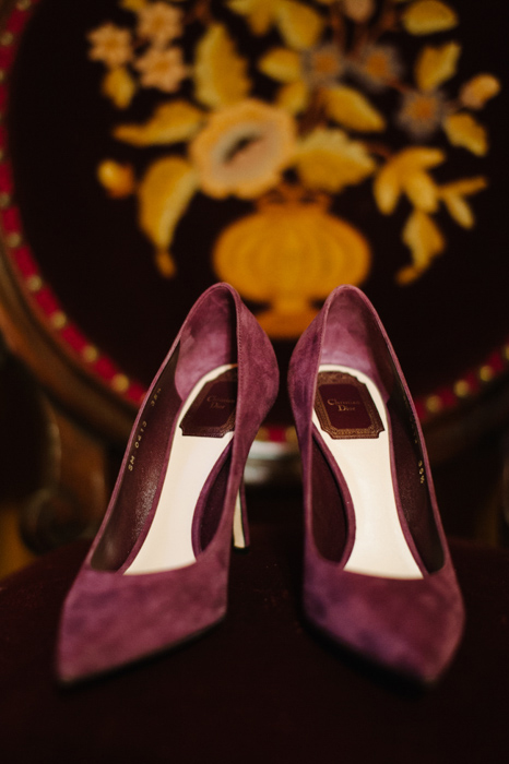 purple suede wedding shoes