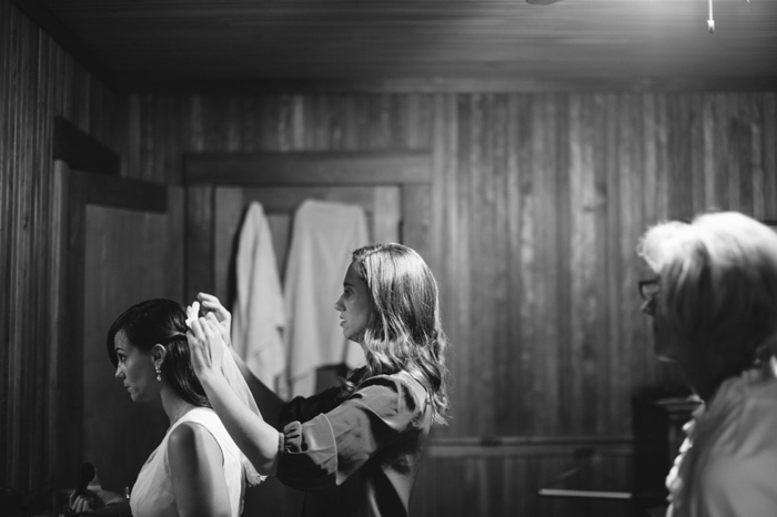 bride getting ready