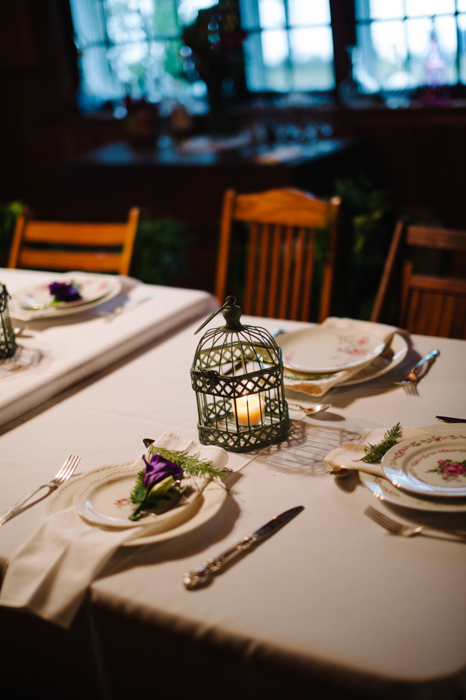 cottage wedding dinner table