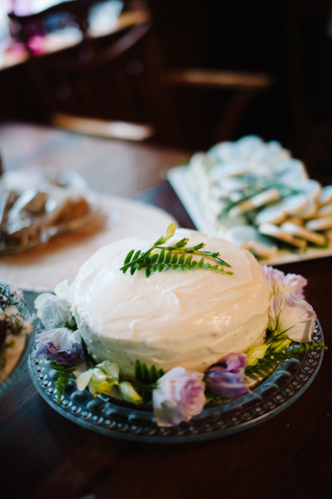 homemade wedding cake