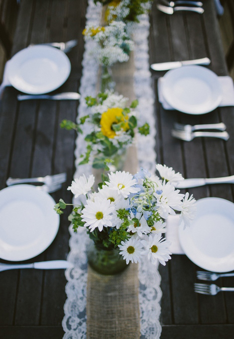 wedding table setting