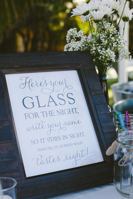wedding reception sign